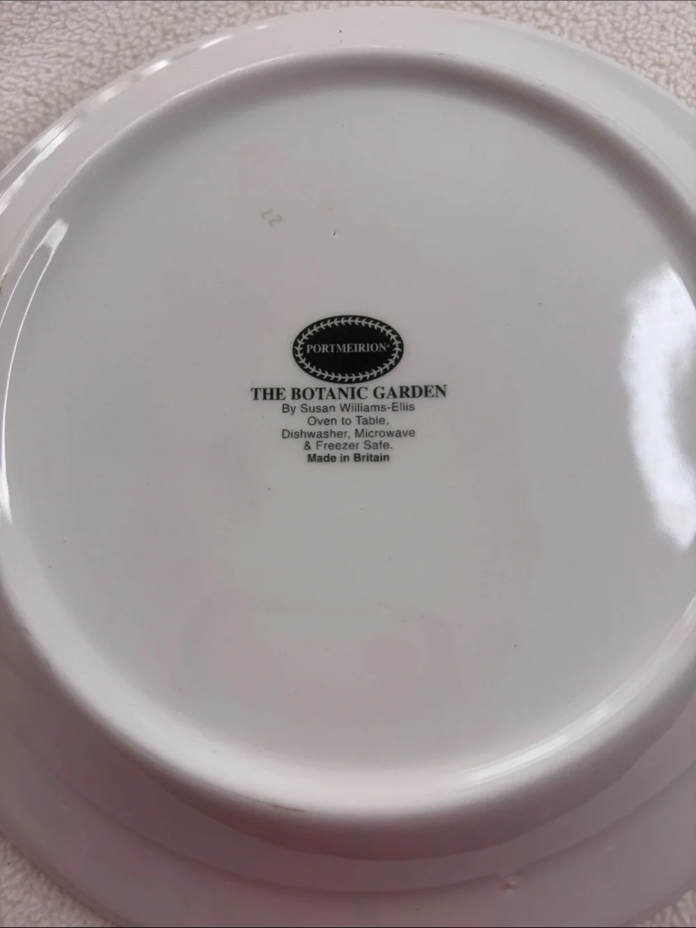 Portmeirion Botanic Garden 2 salad plate 7.25”